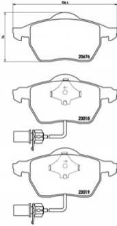 Гальмівні колодки, тюнінг BREMBO P 85 085X (фото 1)