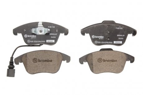 Гальмівні колодки, тюнінг BREMBO P 85 112X (фото 1)