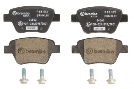 Гальмівні колодки, тюнінг BREMBO P 85 114X (фото 1)