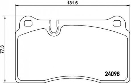 Гальмівні колодки дискові BREMBO P85 116 (фото 1)