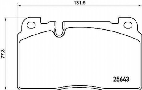 Гальмівні колодки дискові BREMBO P85 133 (фото 1)