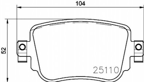 Гальмівні колодки дискові BREMBO P85 140 (фото 1)