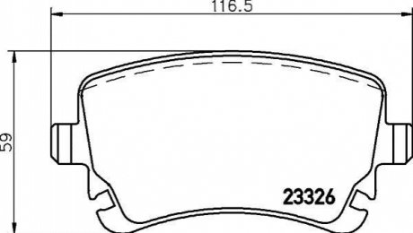 Гальмівні колодки дискові BREMBO P85 143 (фото 1)