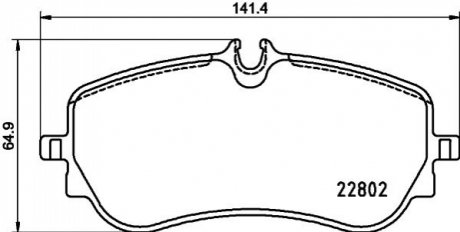 Гальмівні колодки дискові BREMBO P85 172 (фото 1)