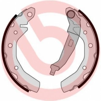 Гальмівні колодки барабанные BREMBO S10 517 (фото 1)