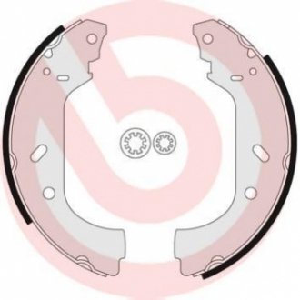 Гальмівні колодки барабанные BREMBO S23 517 (фото 1)