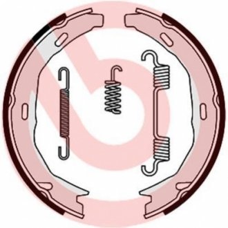 Гальмівні колодки барабанні BREMBO S50 522 (фото 1)