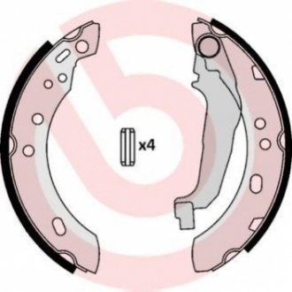 Гальмівні колодки барабанные BREMBO S56 507 (фото 1)