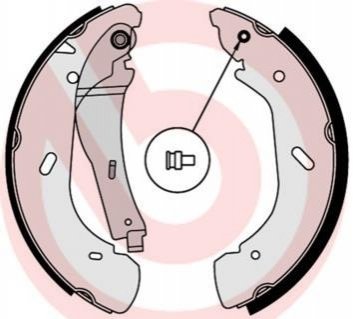 Гальмівні колодки барабанні BREMBO S56 513 (фото 1)