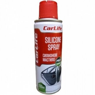 Силіконове смазка SILICONE SPRAY, 200ml CarLife CF200 (фото 1)