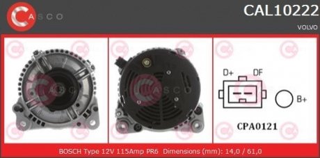 Генератор CASCO CAL10222AS (фото 1)