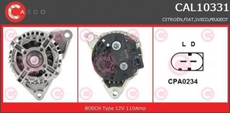 ALTERNATOR 12V 110A CASCO CAL10331AS (фото 1)