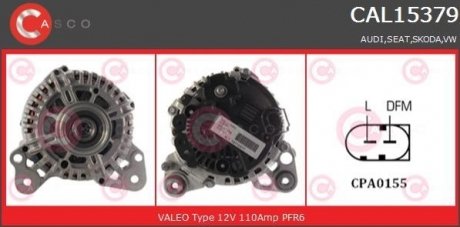 ALTERNATOR 12V 110A CASCO CAL15379AS (фото 1)