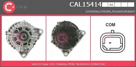 Генератор CASCO CAL15414GS (фото 1)