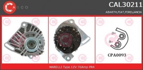 ALTERNATOR 12V 70A CASCO CAL30211AS (фото 1)