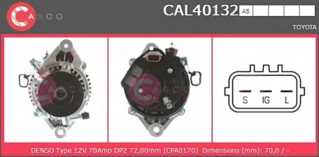 Генератор CASCO CAL40132AS (фото 1)