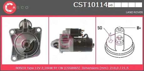 Стартер CASCO CST10114AS (фото 1)