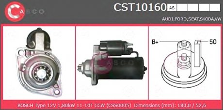 Стартер CASCO CST10160AS (фото 1)