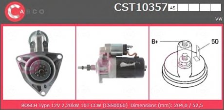 Стартер CASCO CST10357AS (фото 1)