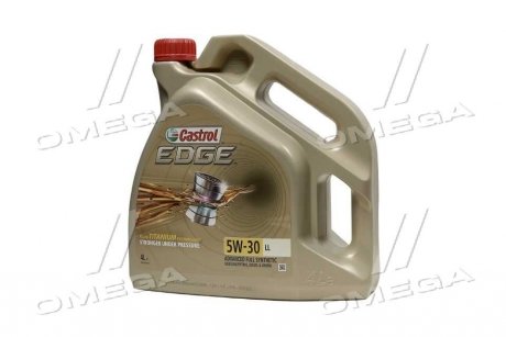 Масло моторн. EDGE 5W-30 LL (Канистра 4л) CASTROL 15668E (фото 1)