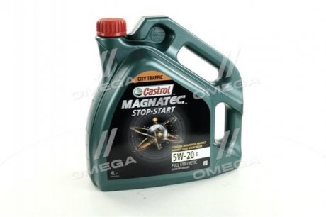 Моторное масло MAGNATEC START-STOP E / 5W20 / 4л. /(API SN, ILSAC GF-5, WSS-M2C948-B) CASTROL 15D8EF (фото 1)