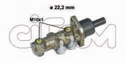 FIAT головний гальмівний цилиндр PALIO WEEKEND 97- 22.20 ABS CIFAM 202-279 (фото 1)