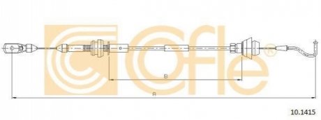 Трос акселератора COFLE 10.1415 (фото 1)