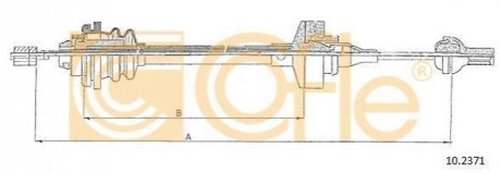 Трос сцепление COFLE 10.2371 (фото 1)