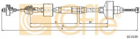Трос зчеплення COFLE 10.3139 (фото 1)