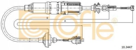 Трос зчеплення COFLE 10.3447 (фото 1)