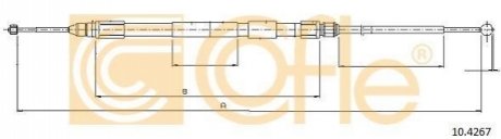 Трос ручного гальма зад. П X3 (E83) 2004/01-2011/12 COFLE 10.4267 (фото 1)