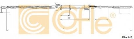 Трос ручника COFLE 10.7136 (фото 1)