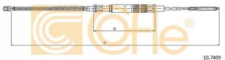 Трос ручника COFLE 10.7409 (фото 1)
