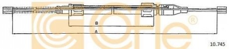 Трос ручника COFLE 10.745 (фото 1)