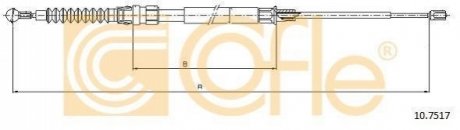 Трос ручника COFLE 10.7517 (фото 1)