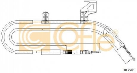 Трос ручника COFLE 10.7585 (фото 1)