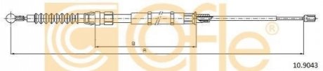 Трос ручника COFLE 10.9043 (фото 1)