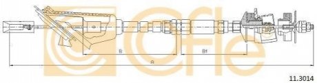 Трос сцепление COFLE 11.3014 (фото 1)