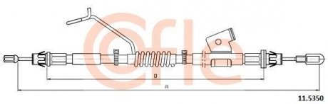 Трос COFLE 115350 (фото 1)