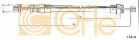 Трос ручного гальма COFLE 11.605 (фото 1)