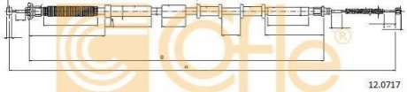Трос ручника COFLE 12.0717 (фото 1)