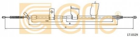 Трос ручника COFLE 17.0329 (фото 1)