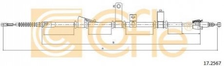 Трос ручного гальма COFLE 17.2567 (фото 1)