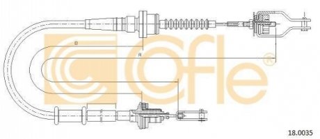 Трос зчеплення COFLE 18.0035 (фото 1)