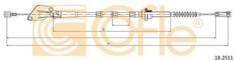 Трос сцепление COFLE 18.2511 (фото 1)