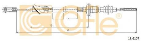Трос зчеплення COFLE 186107 (фото 1)