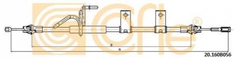 Трос ручного гальма COFLE 20.160B056 (фото 1)