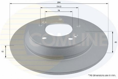 Гальмівний диск COMLINE ADC2812 (фото 1)