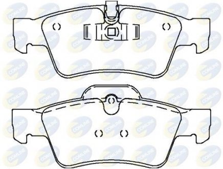 Гальмівні колодки, дискове гальмо (набір) COMLINE CBP06059 (фото 1)