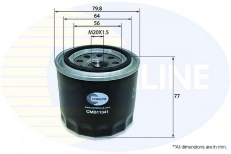 Фільтр масла COMLINE CMB11341 (фото 1)